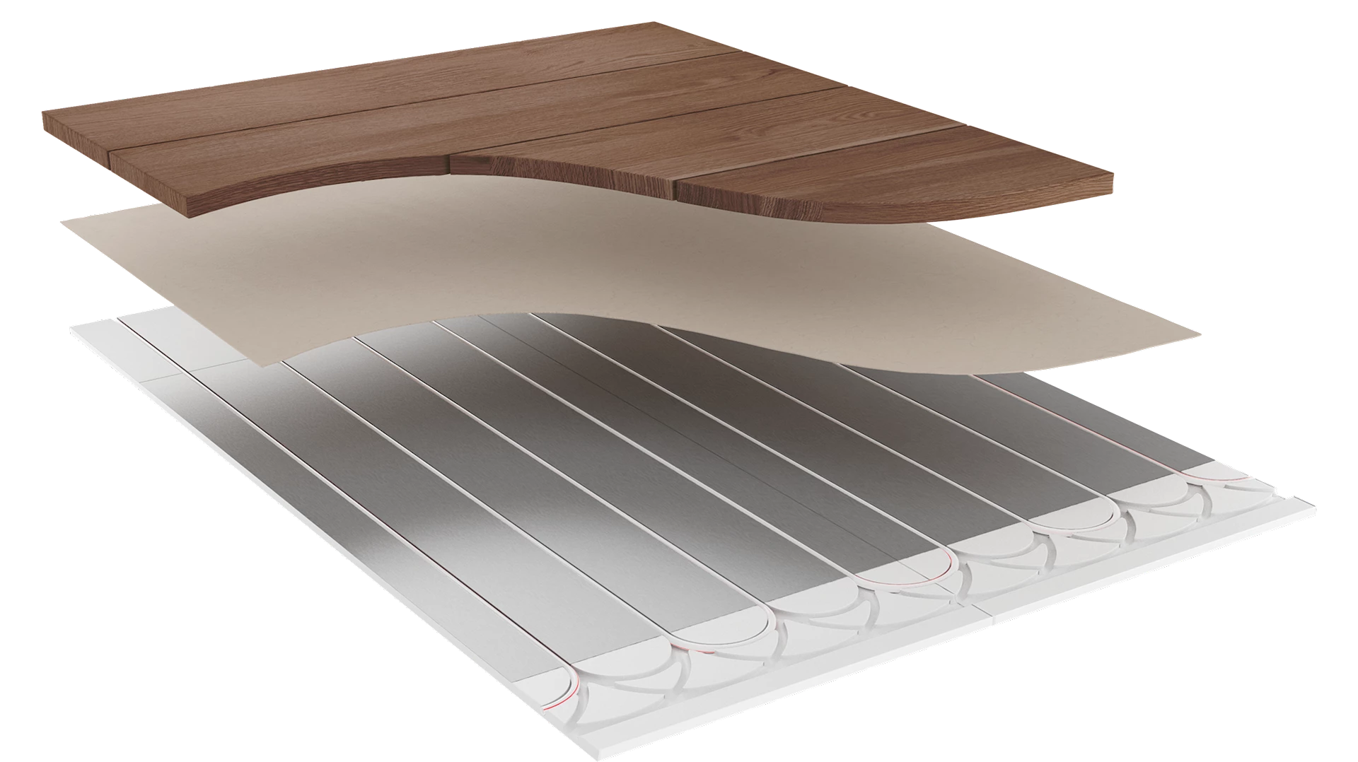 VB000082 - Lavtbyggende gulvvarmesystem for gulv/betong - 