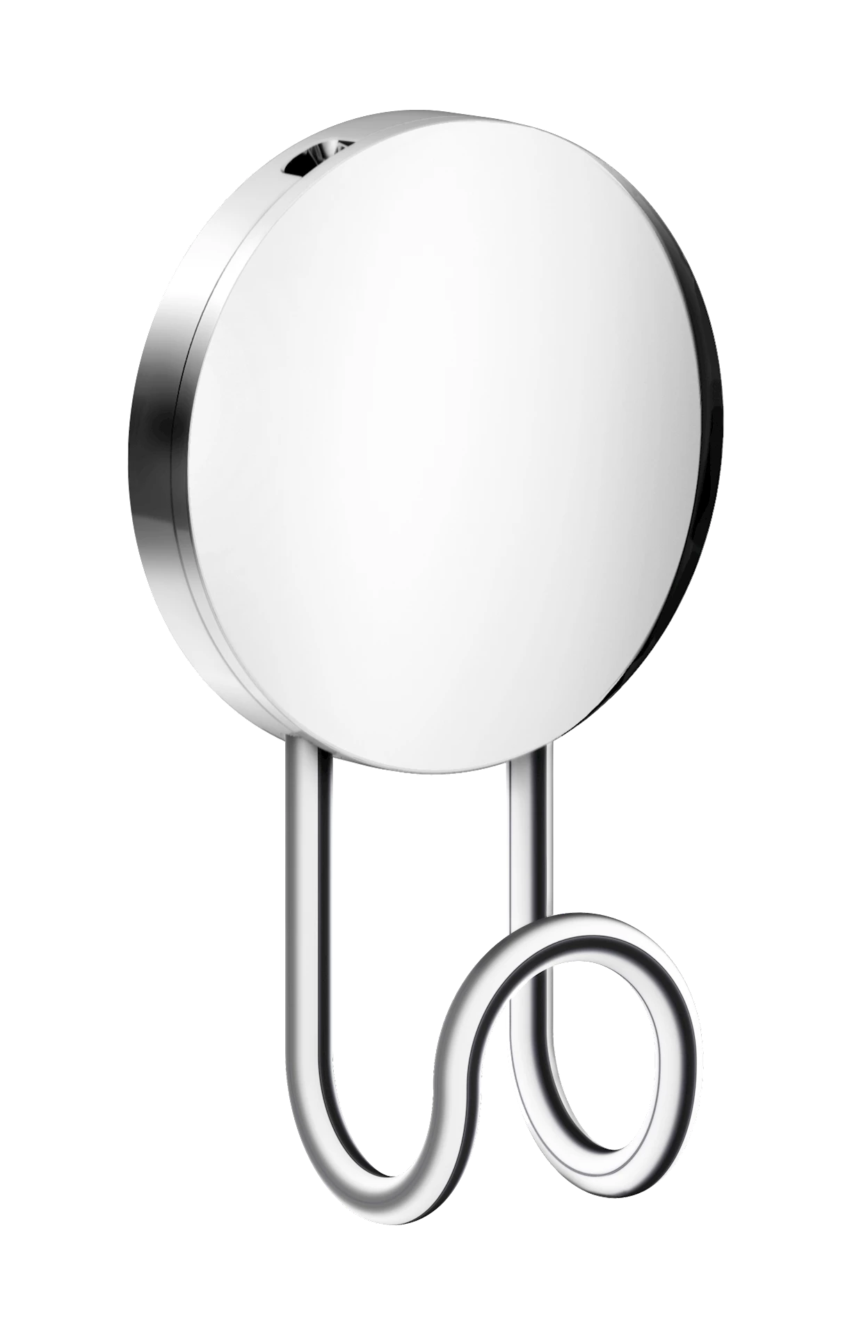 ARTBK355 - Beslagsboden enkel krok, krom - 