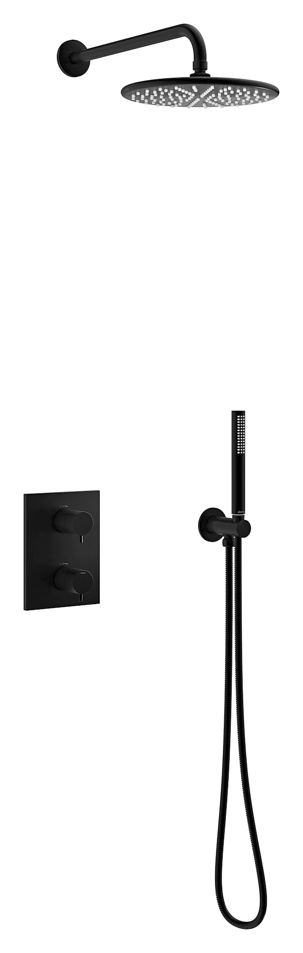 ART5716161 - Silhouet takdusj for innbygging, sort matt - 