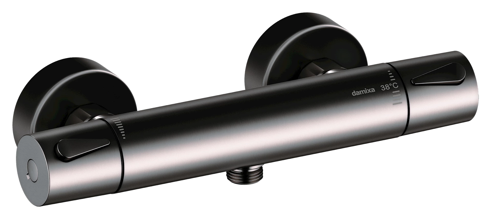 NRF4332912 - Silhouet dusjbatteri, børstet grafitt - 