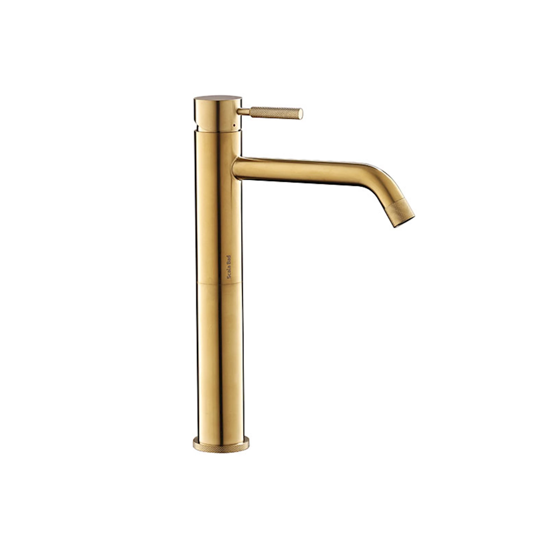 ART202000 - Urbano høyt servantbatteri børstet gull - 