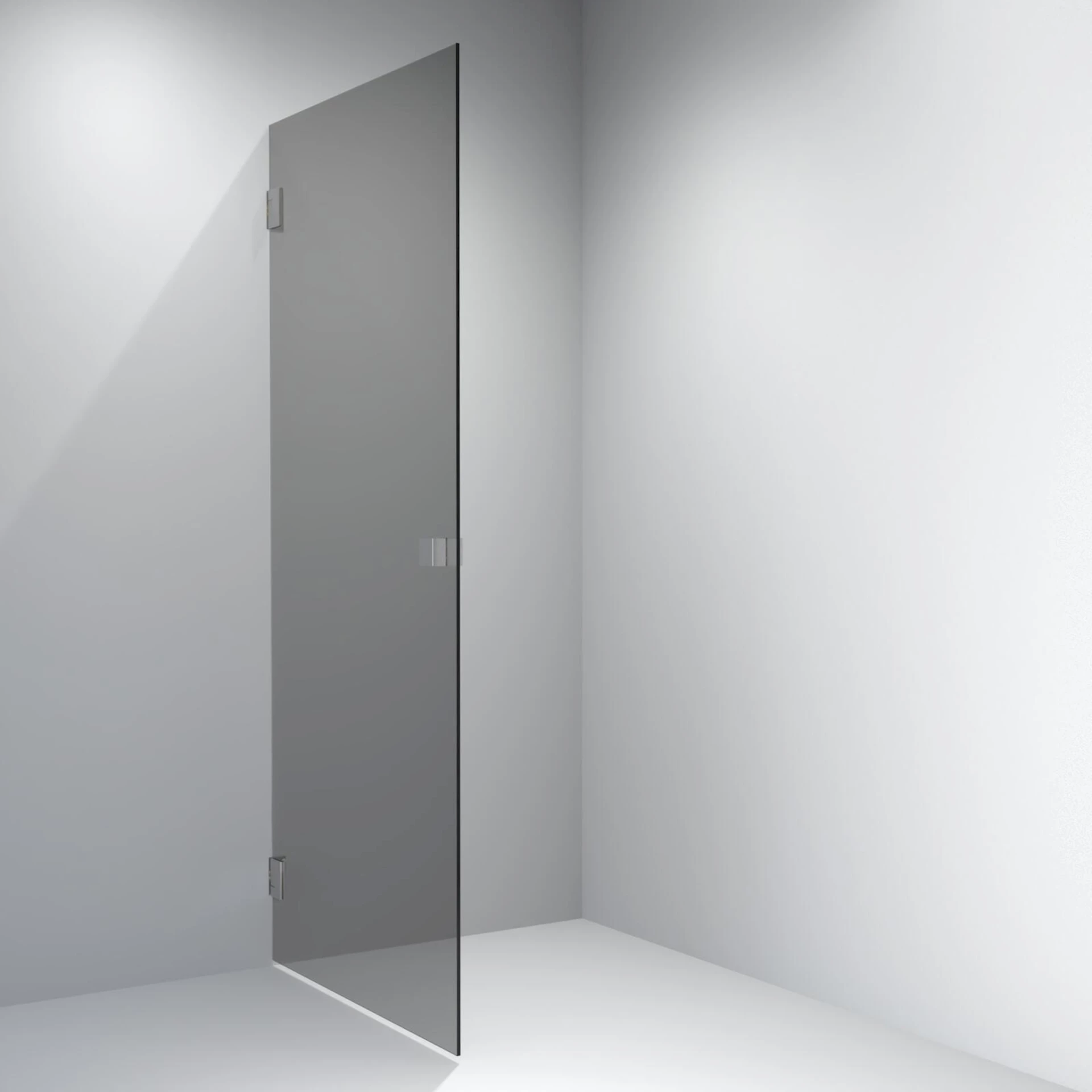 NRF1395752 - Dusjdør rett EMIL 90x200cm sotet glass, krom - 